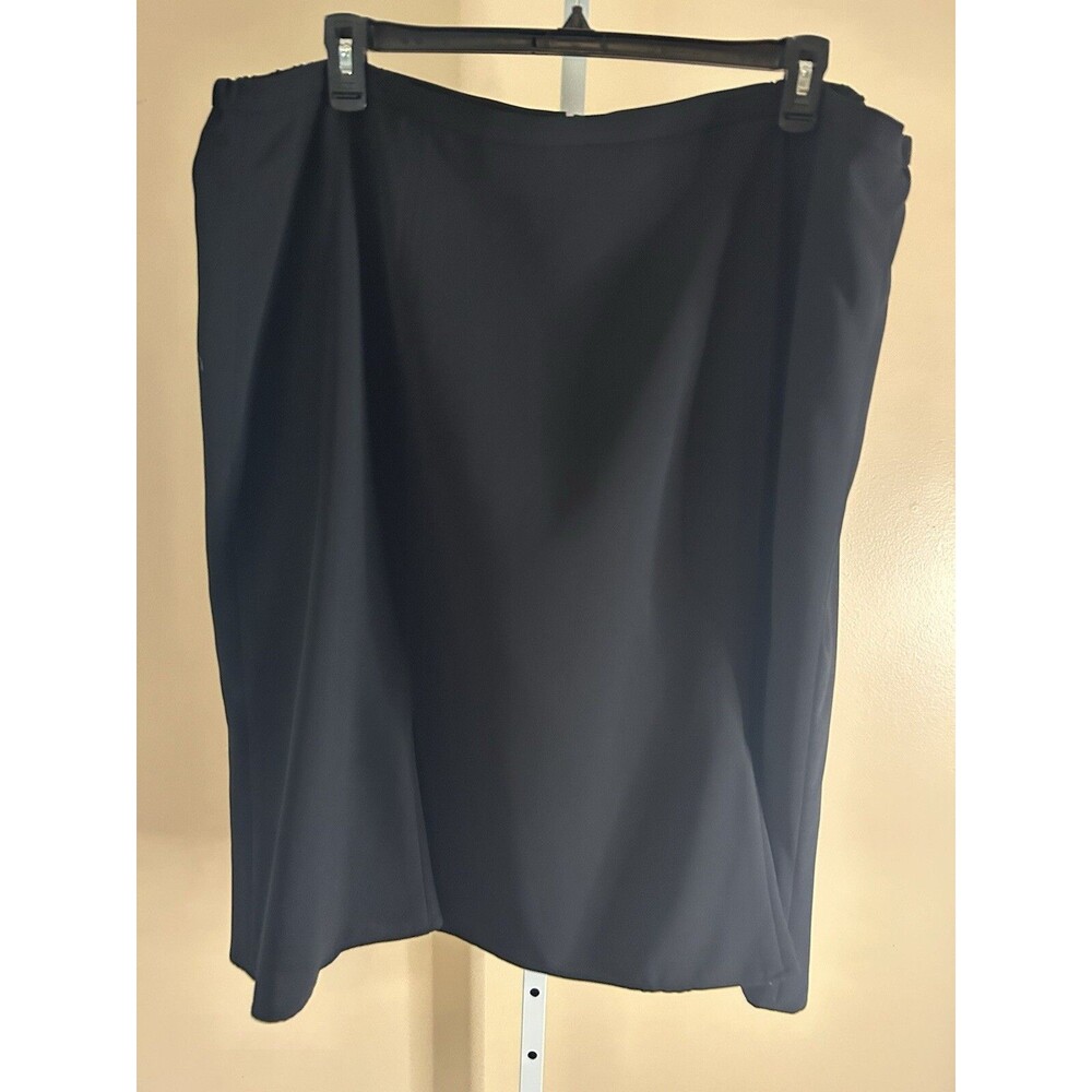 Women’s Plus Kate Hill Perfect Black Pencil Skirt with Flare Size 22W